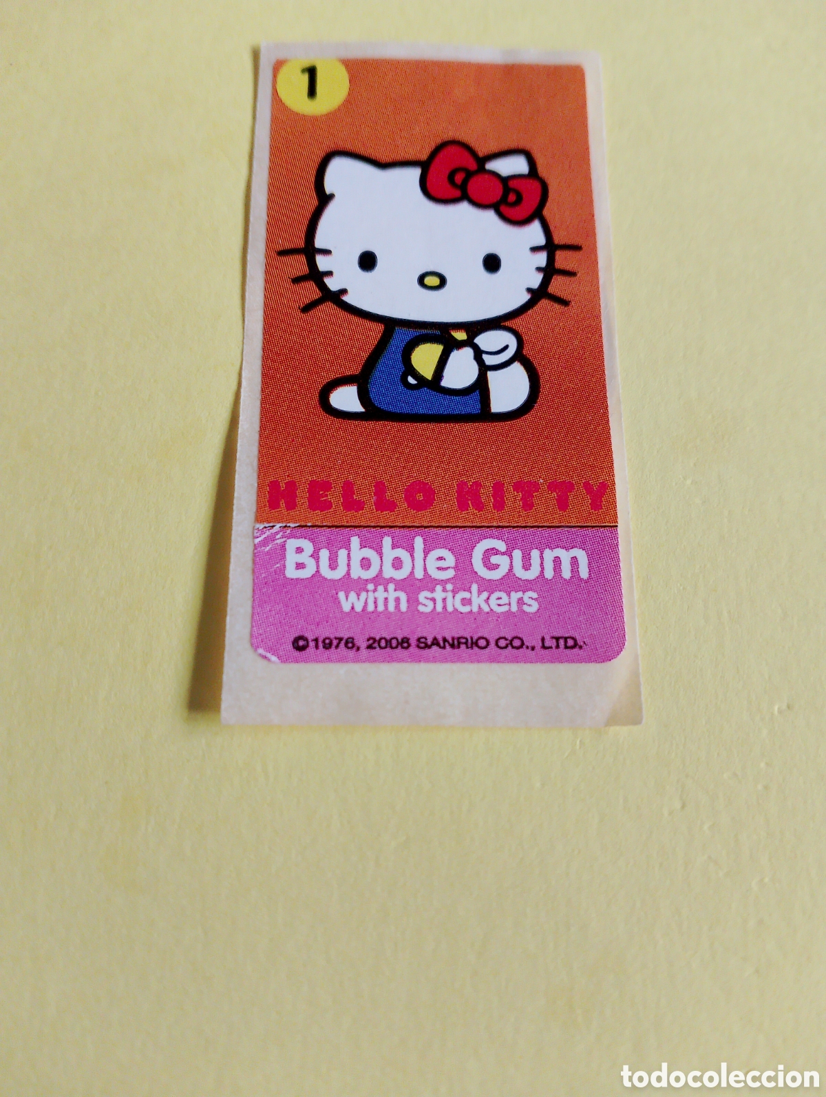 Otros Art&iacute;culos de Coleccionismo en Papel: Chicles 1 hello Kitty chicles