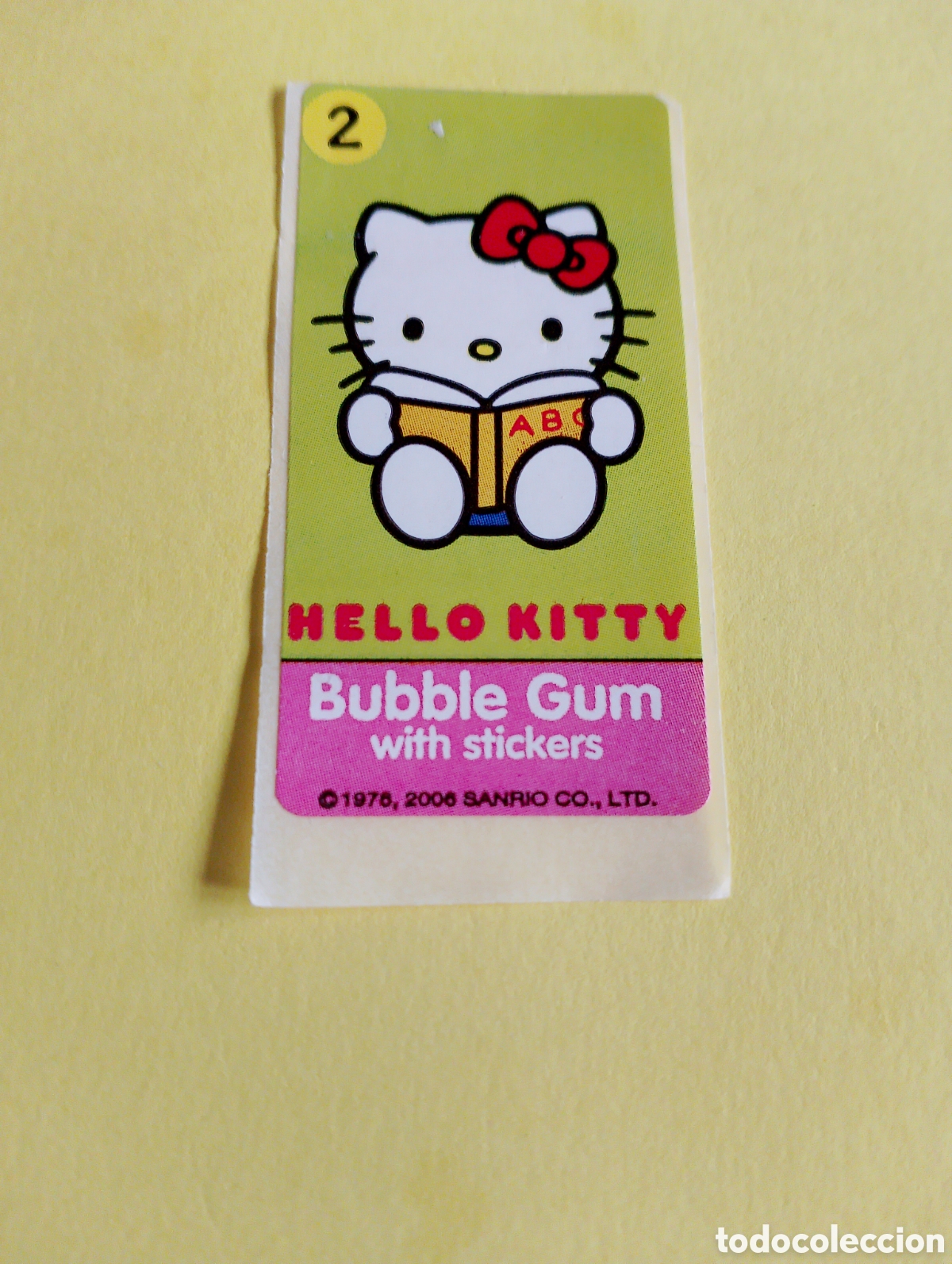 Otros Art&iacute;culos de Coleccionismo en Papel: Chicles 2 Hello Kitty chicles