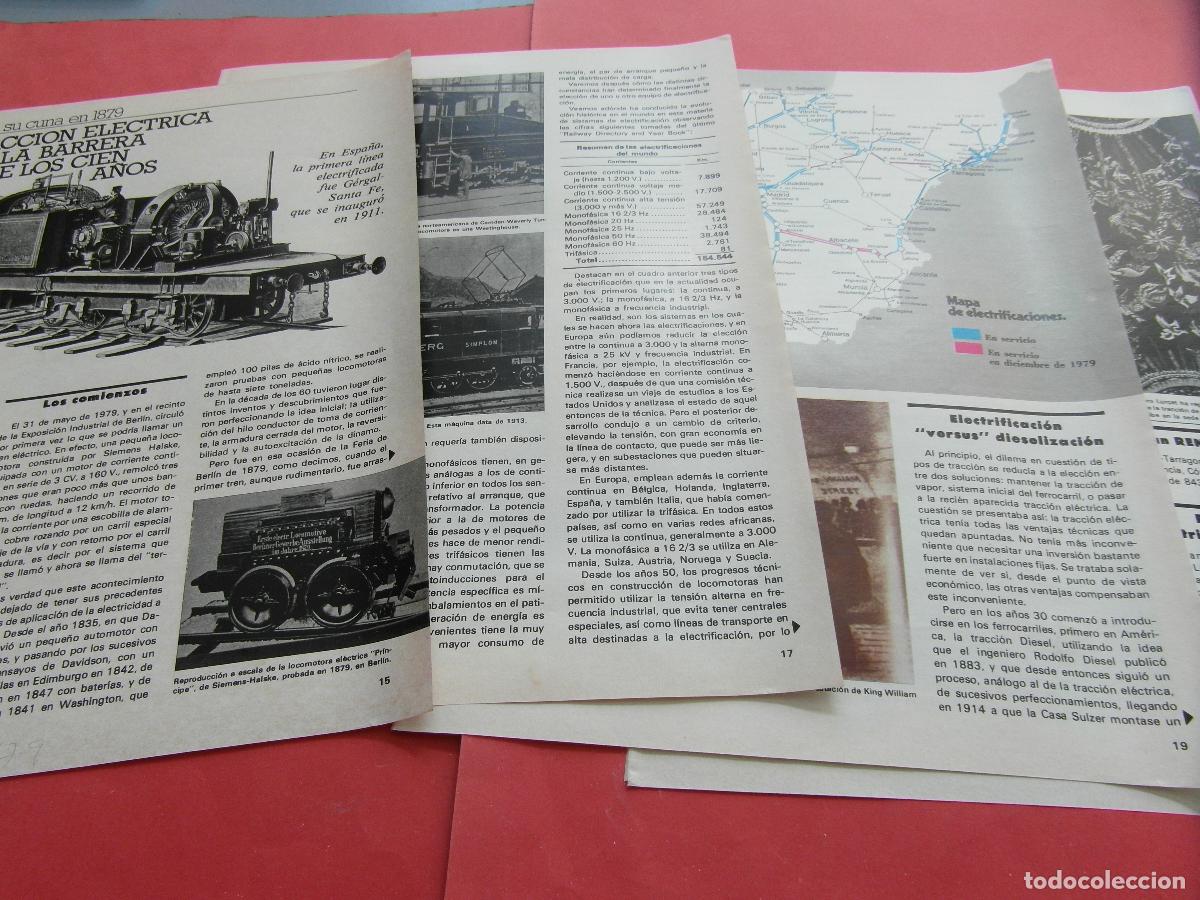 Otros Art&iacute;culos de Coleccionismo en Papel: ARTICULO 1979 - REF: ARTTREN02 - HISTORIA TRACCION ELECTRICA - RENFE FERROCARRIL TREN MZA