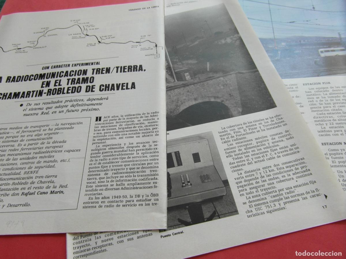 Otros Art&iacute;culos de Coleccionismo en Papel: ARTICULO 1979 - REF: ARTTREN02 - CHAMARTIN ROBLEDO DE CHABELA COMUNICACION - RENFE FERROCARRIL TREN