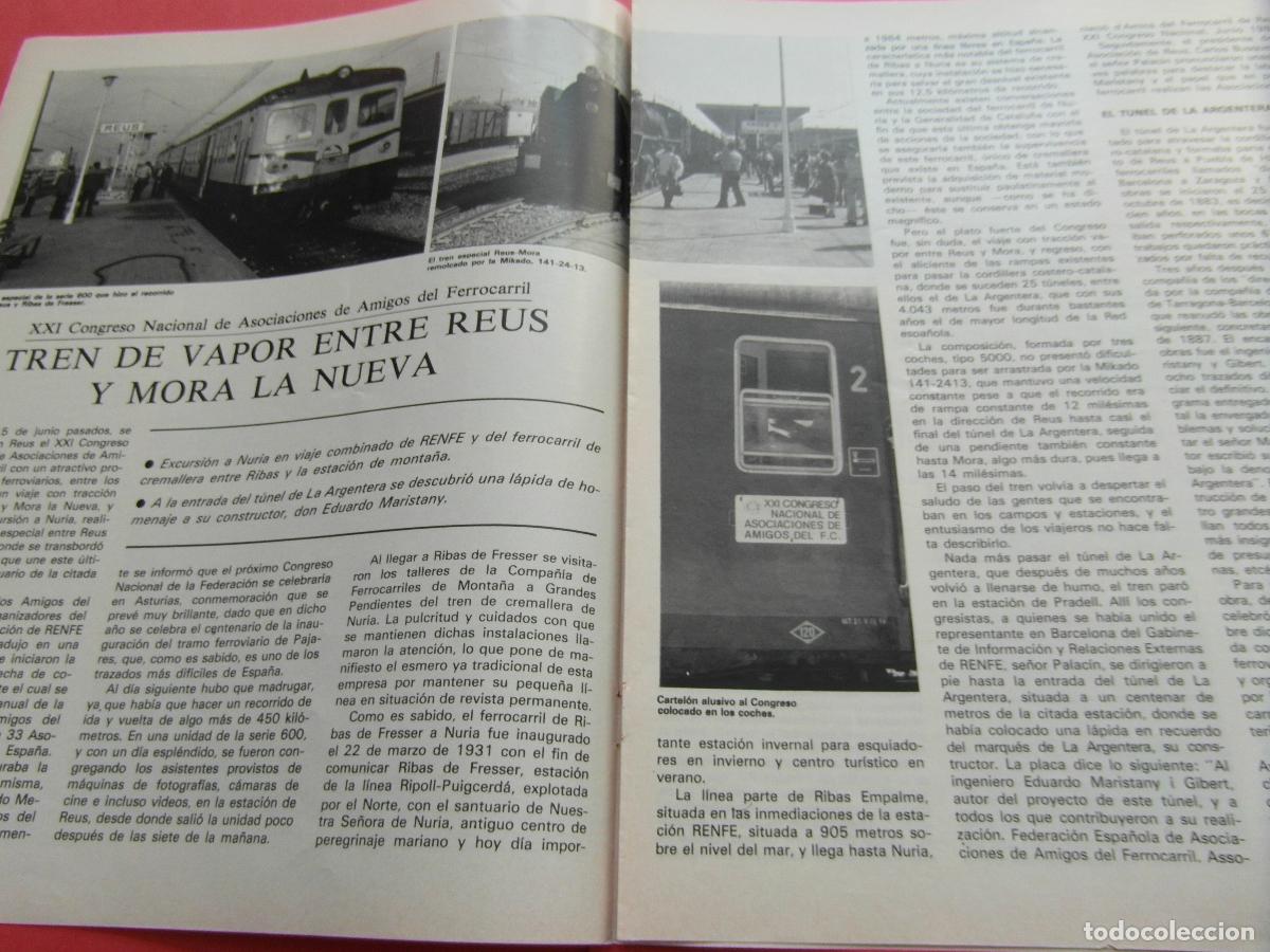 Otros Art&iacute;culos de Coleccionismo en Papel: ARTICULO 1983 - REF: ARTTREN02 - TREN VAPOR REUS MORA LA NUEVA - PINAR ROZAS CHAMARTIN - RENFE