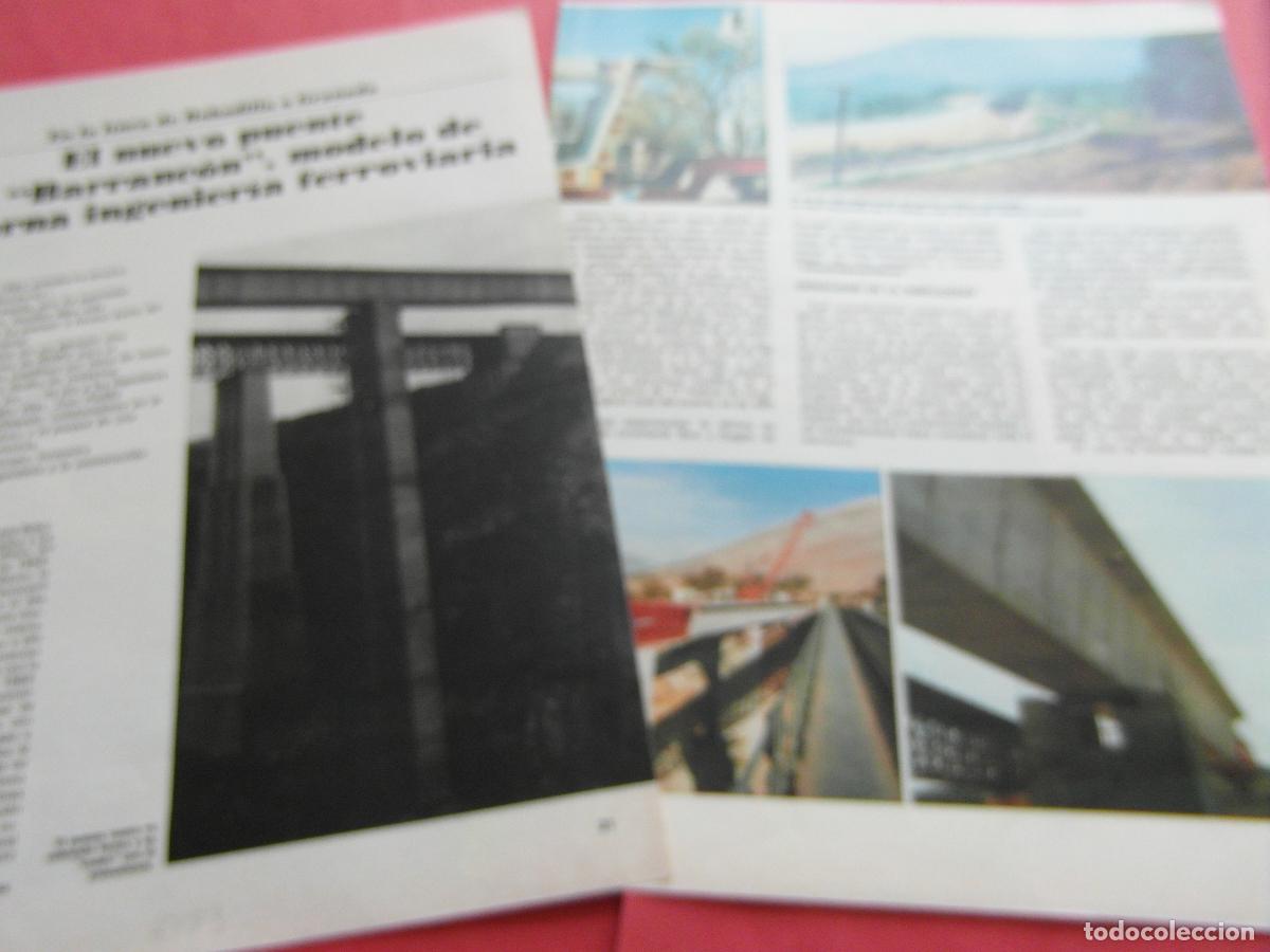 Otros art&iacute;culos de coleccionismo en papel: ARTICULO 1983 - REF: ARTTREN02 - PUENTE DEL BARRANCON BOBADILLA GRANADA - RENFE FERROCARRIL