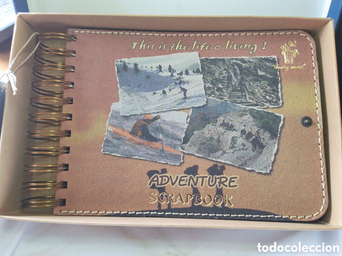 Otros Art&iacute;culos de Coleccionismo en Papel: Album de fotos ecologico Trashy World. &rdquo;Adventure Scrapbook&rdquo;. Caja original. 2017. (CL)