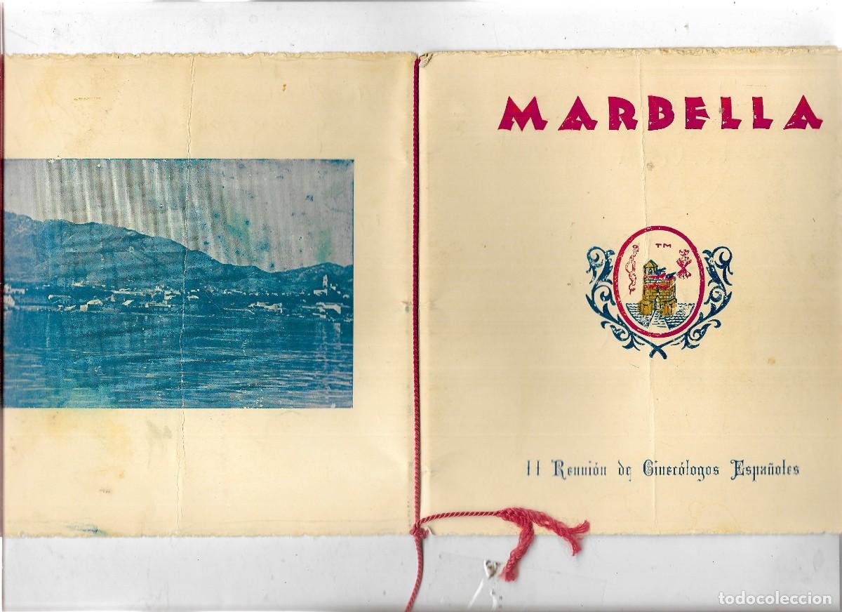 Otros Art&iacute;culos de Coleccionismo en Papel: MARBELLA II REUNION DE GINECOLOGOS ESPA&Ntilde;OLES
