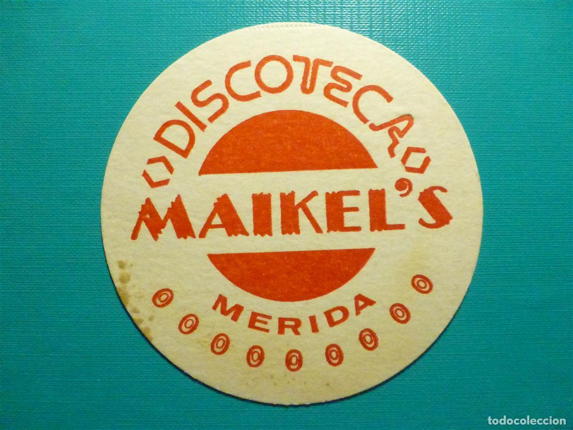 Otros Art&iacute;culos de Coleccionismo en Papel: Posavasos Disco-Bar - Pub - Discoteca Maikel&acute;s - M&eacute;rida - Badajoz