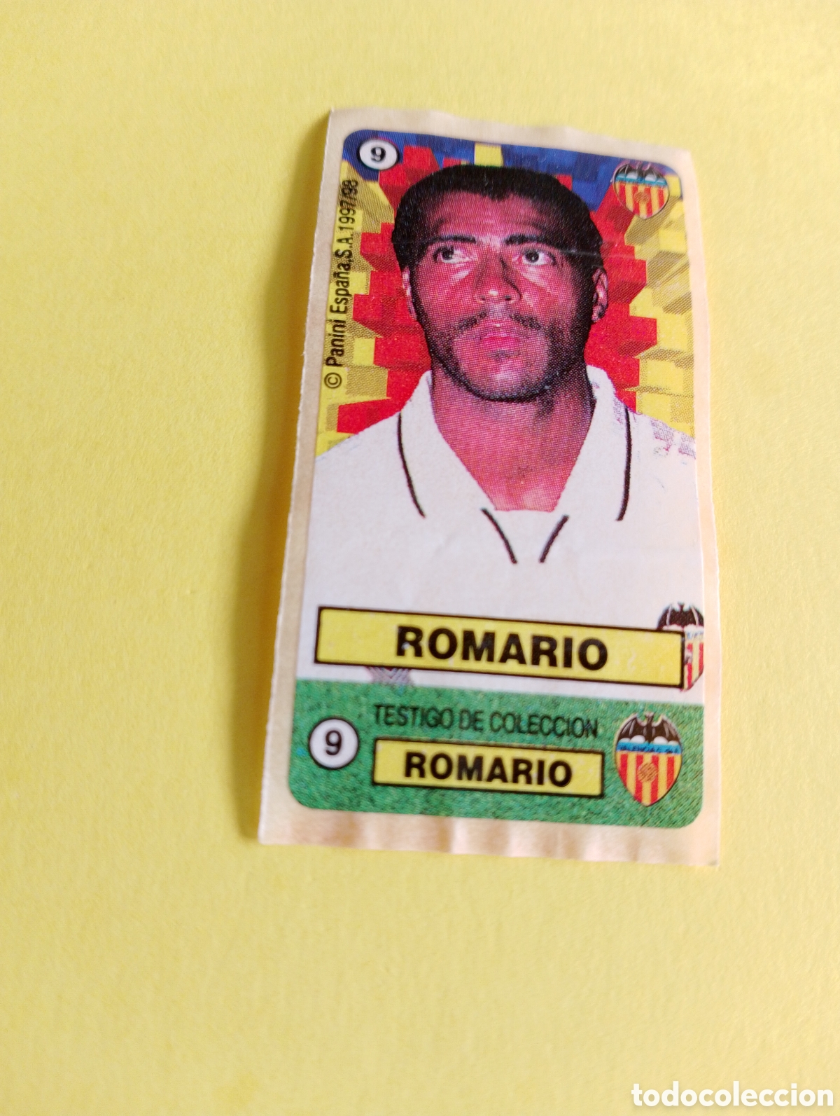 Otros Art&iacute;culos de Coleccionismo en Papel: Chicles 9 dream team romario Valencia