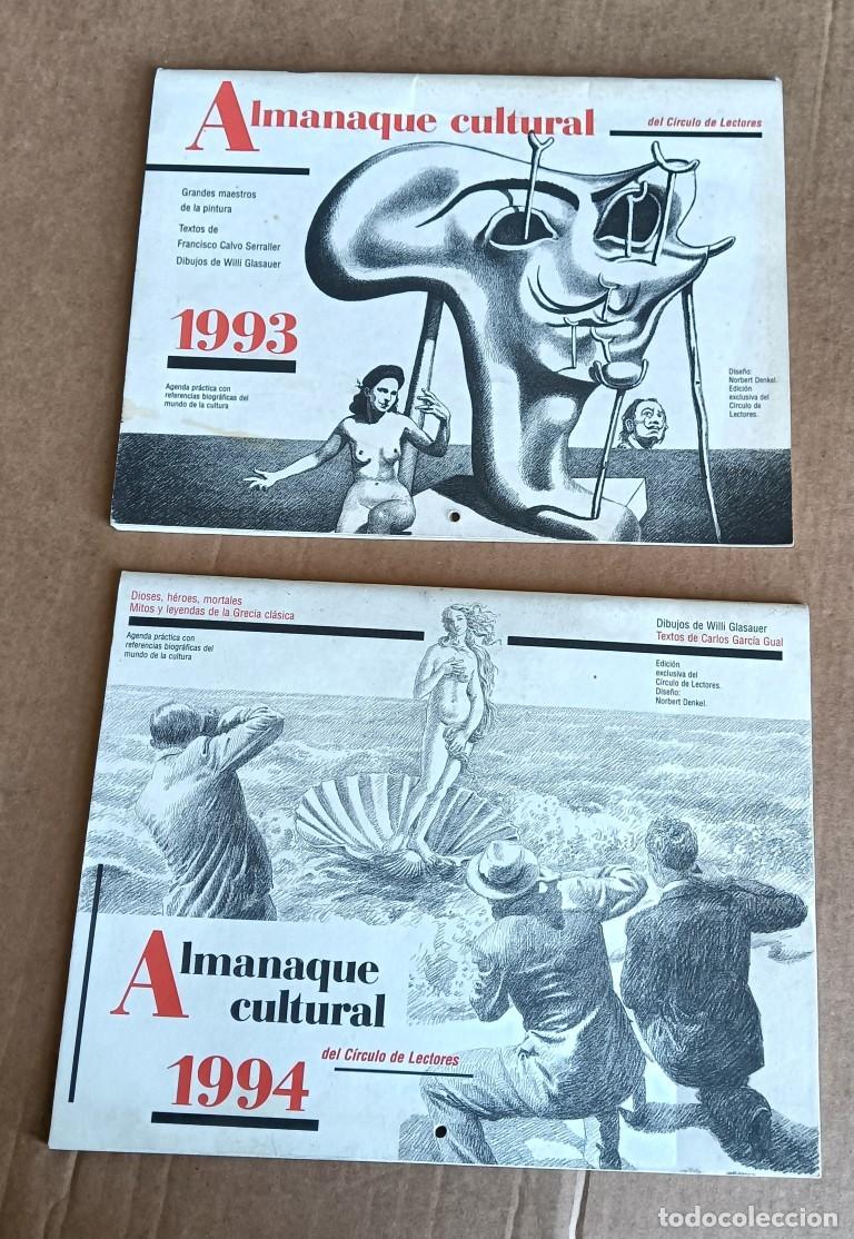 Otros Art&iacute;culos de Coleccionismo en Papel: 2 almanaques cultural 1993 &ndash; 1994 //Circulo lectores