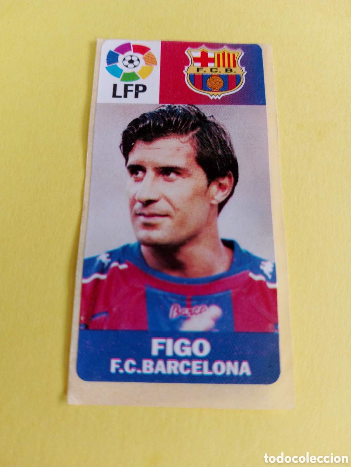 Otros Art&iacute;culos de Coleccionismo en Papel: Chicl&eacute; futbol Barcelona figo
