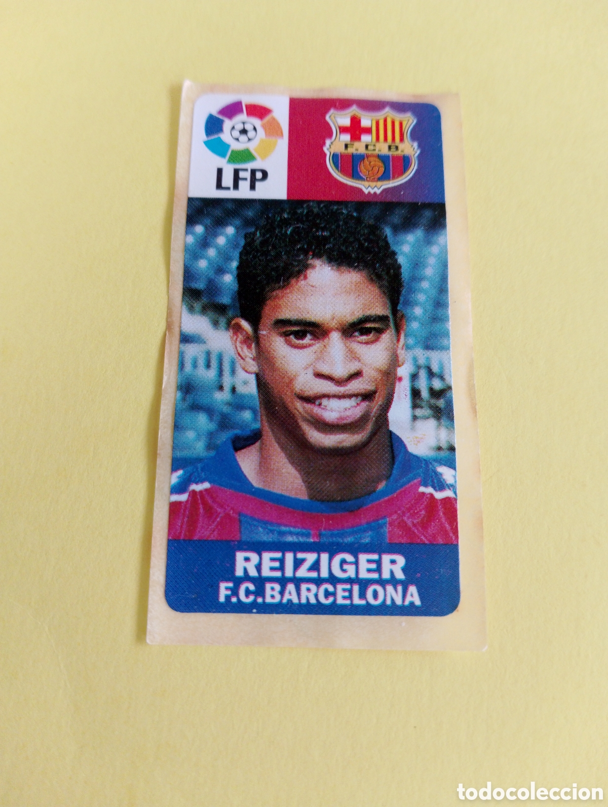 Otros Art&iacute;culos de Coleccionismo en Papel: Chicles f&uacute;tbol reiziger Barcelona