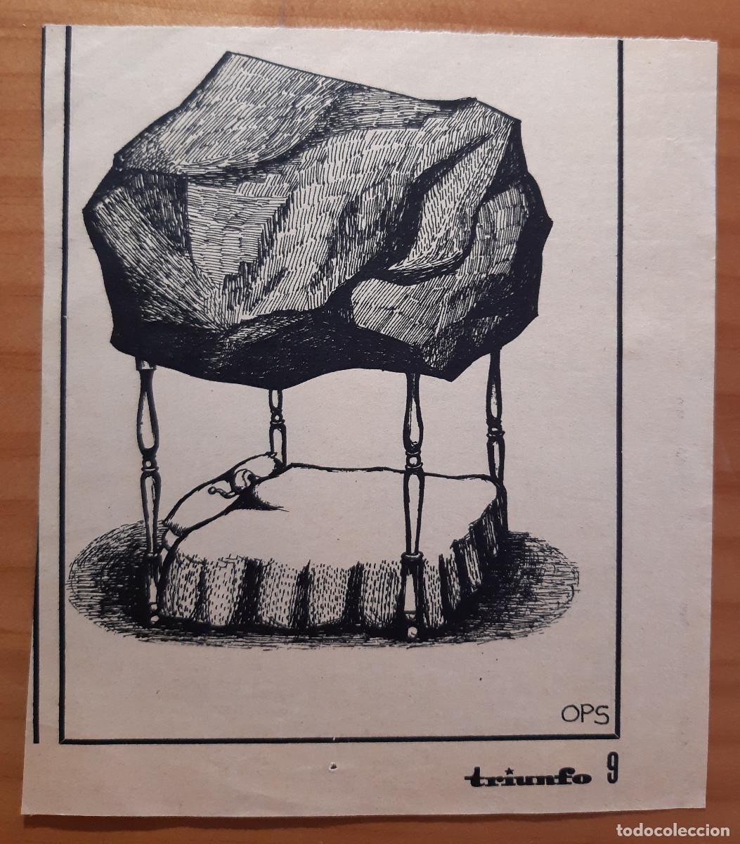 Otros Art&iacute;culos de Coleccionismo en Papel: RECORTE - REVISTA TRIUNFO - CHISTE OPS - 16,50 X 14 CMS. - PERFECTO ESTADO