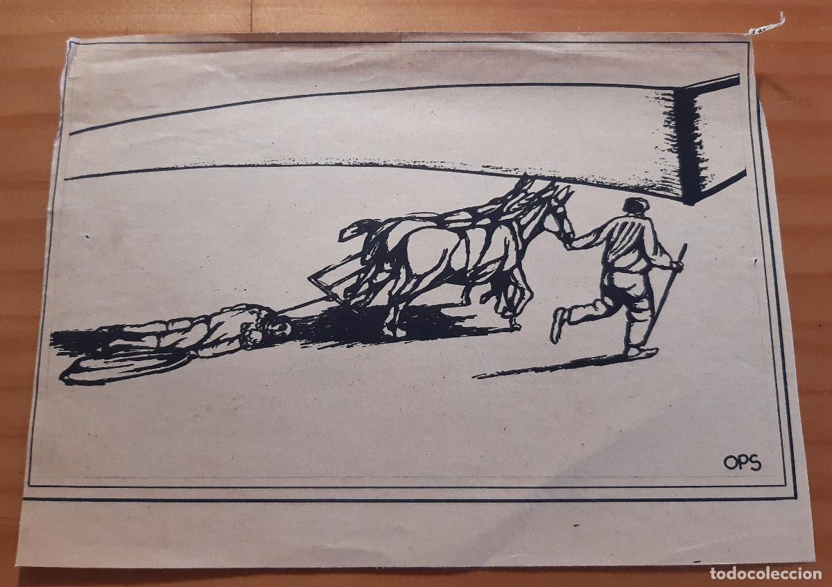 Otros Art&iacute;culos de Coleccionismo en Papel: RECORTE - REVISTA TRIUNFO - CHISTE OPS - 14 X 20 CMS.