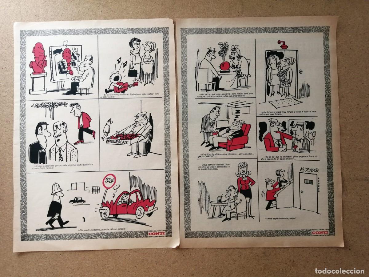Otros Art&iacute;culos de Coleccionismo en Papel: CONTI. DOS HOJAS HUMORISTICAS REVISTA
