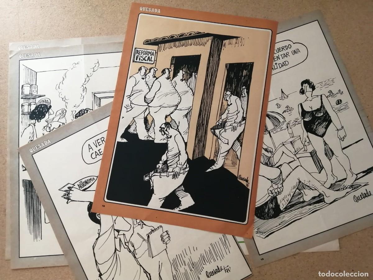 Otros Art&iacute;culos de Coleccionismo en Papel: 6 HOJAS HUMOR GRAFICO QUESADA. REVISTA