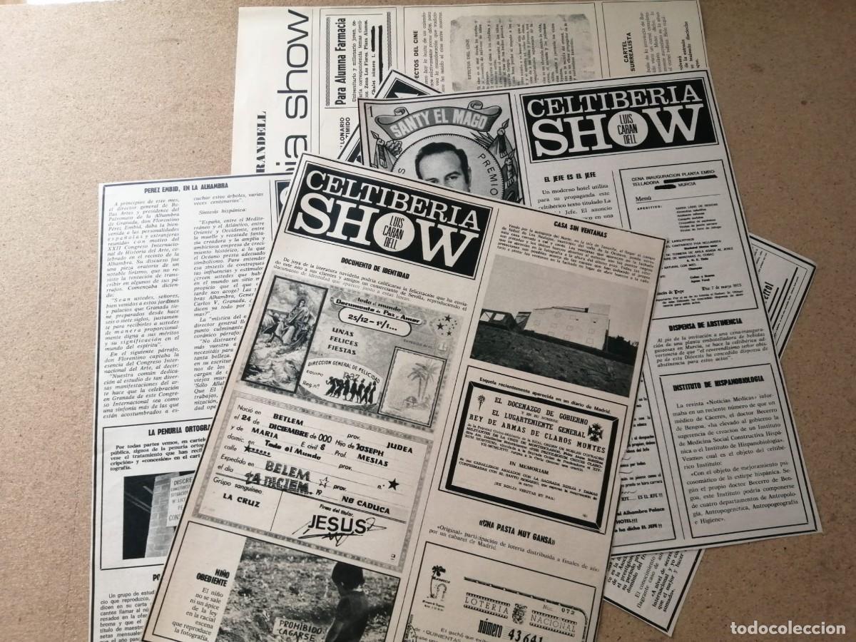 Otros Art&iacute;culos de Coleccionismo en Papel: 5 HOJAS CELTIBERIA SHOW (LUIS CARANDELL)