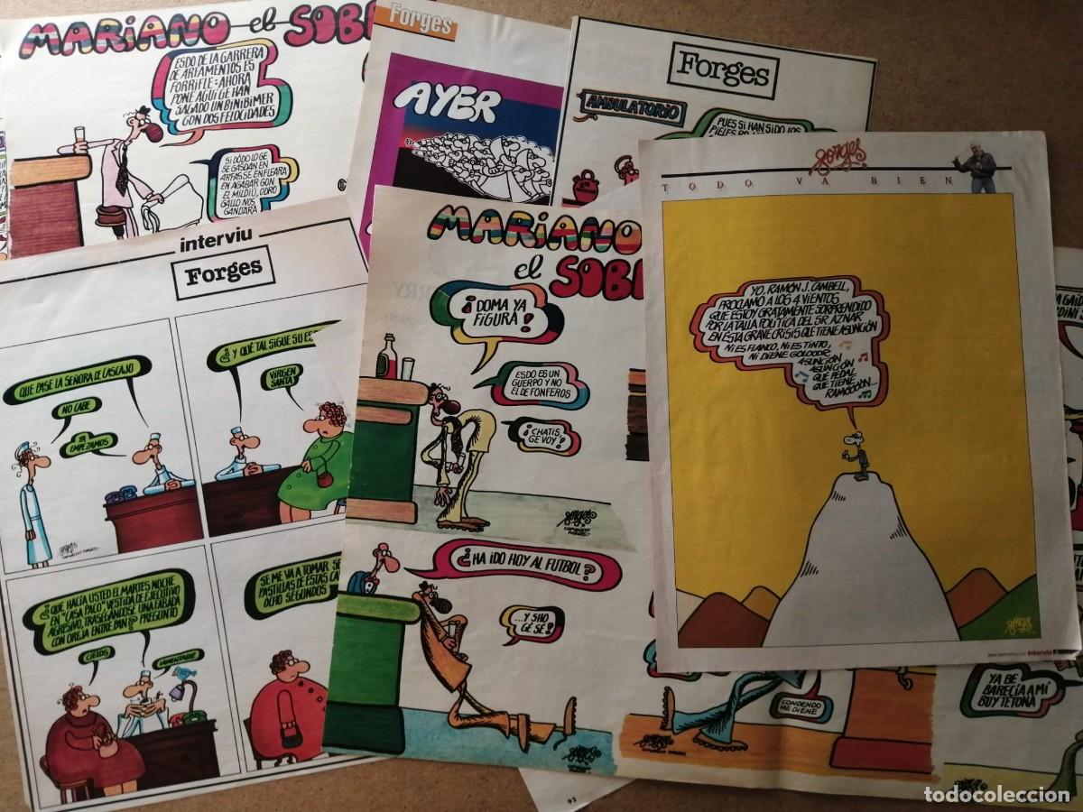 Otros Art&iacute;culos de Coleccionismo en Papel: 8 HOJAS HUMOR GRAFICO. FORGES