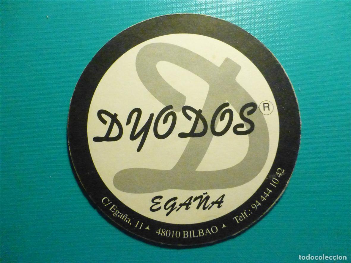 Otros Art&iacute;culos de Coleccionismo en Papel: Posavasos Disco-Bar - Pub - Dyodos - Ega&ntilde;a, 11 - Bilbao -