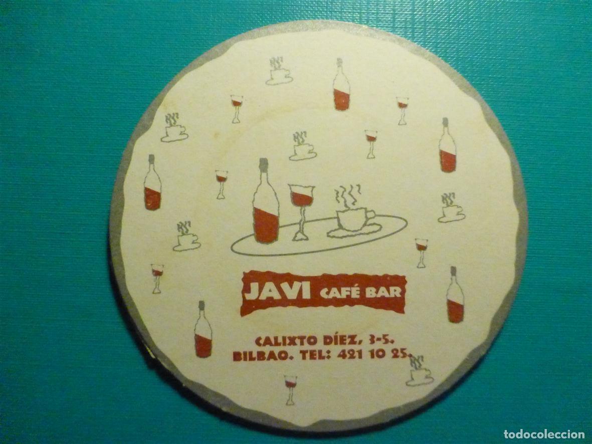 Otros Art&iacute;culos de Coleccionismo en Papel: Posavasos Disco-Bar - Pub - Javi - Caf&eacute; Bar - Calixto Diez, 5 - Bilbao -