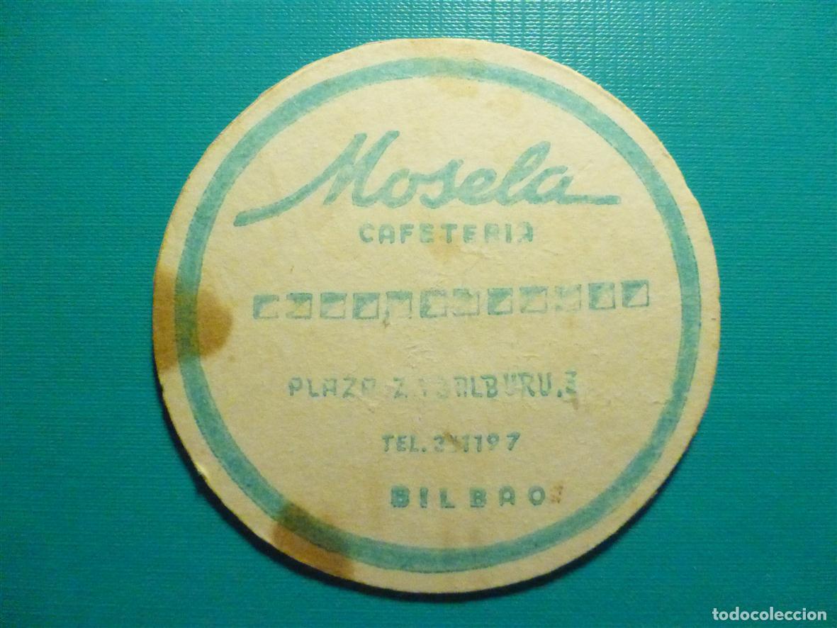 Otros Art&iacute;culos de Coleccionismo en Papel: Posavasos Cafeter&iacute;a Mosela - Bilbao