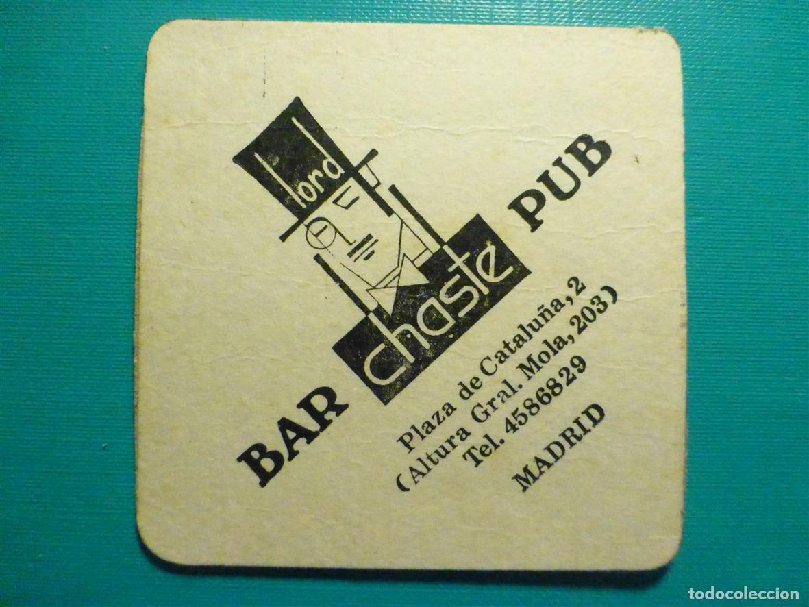 Otros Art&iacute;culos de Coleccionismo en Papel: Posavasos Disco-Bar - Pub - Lord Chaste - Plaza de Catalu&ntilde;a, 2 - Madrid