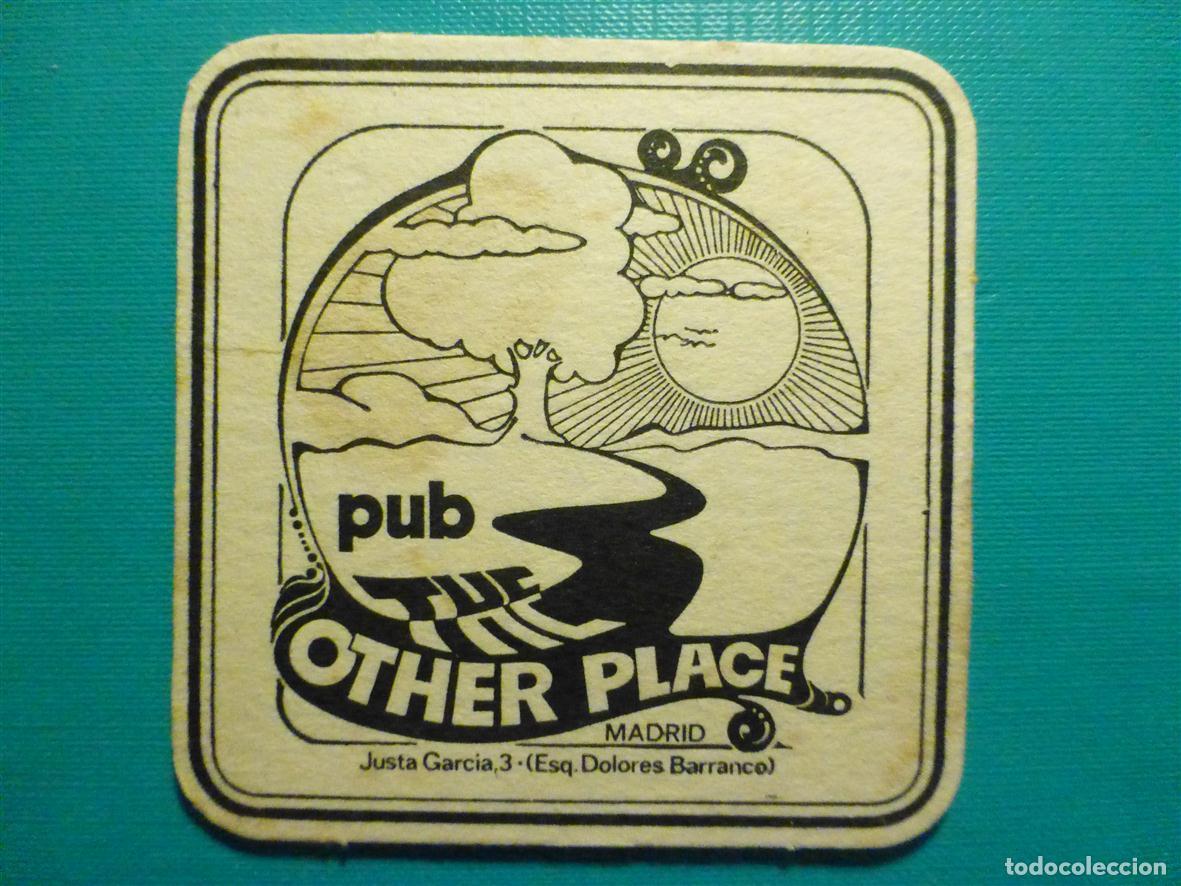 Otros Art&iacute;culos de Coleccionismo en Papel: Posavasos Disco-Bar - Pub - The Other Place - Justa Garc&iacute;a, 3 - Madrid