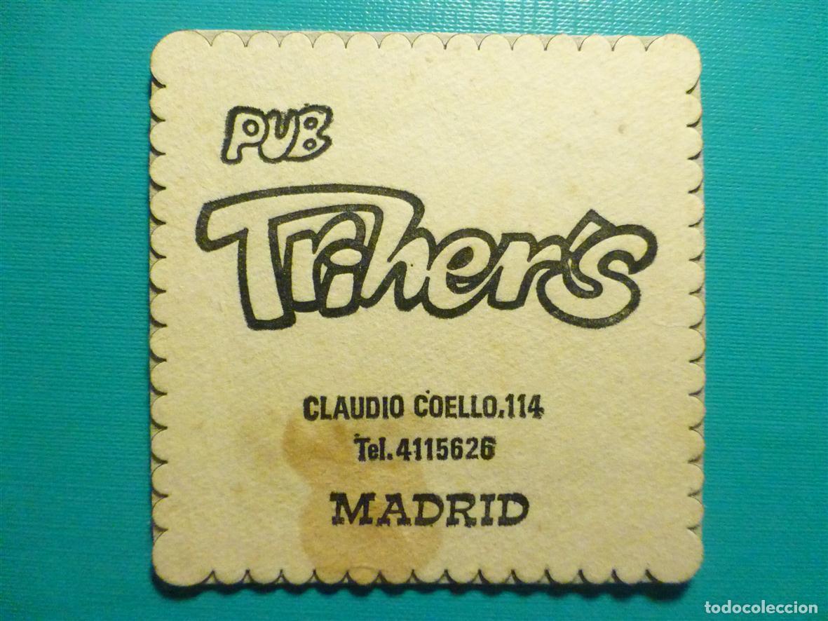 Otros Art&iacute;culos de Coleccionismo en Papel: Posavasos Disco-Bar - Pub Triher&acute;s - Claudio Coello, 114 - Madrid