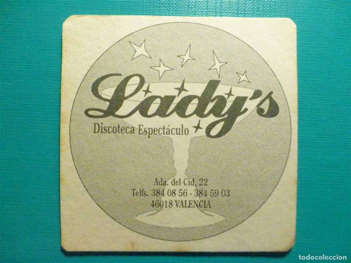 Otros Art&iacute;culos de Coleccionismo en Papel: Posavasos Disco-Bar - Pub Lady&acute;s - Discoteca Espect&aacute;culo - Valencia