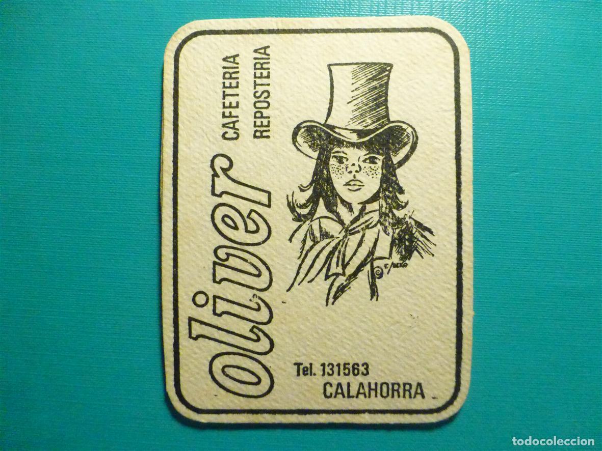Otros Art&iacute;culos de Coleccionismo en Papel: Posavasos Pub - Disco-Bar - Pub - Cafeter&iacute;a Oliver - Calahorra - La Rioja
