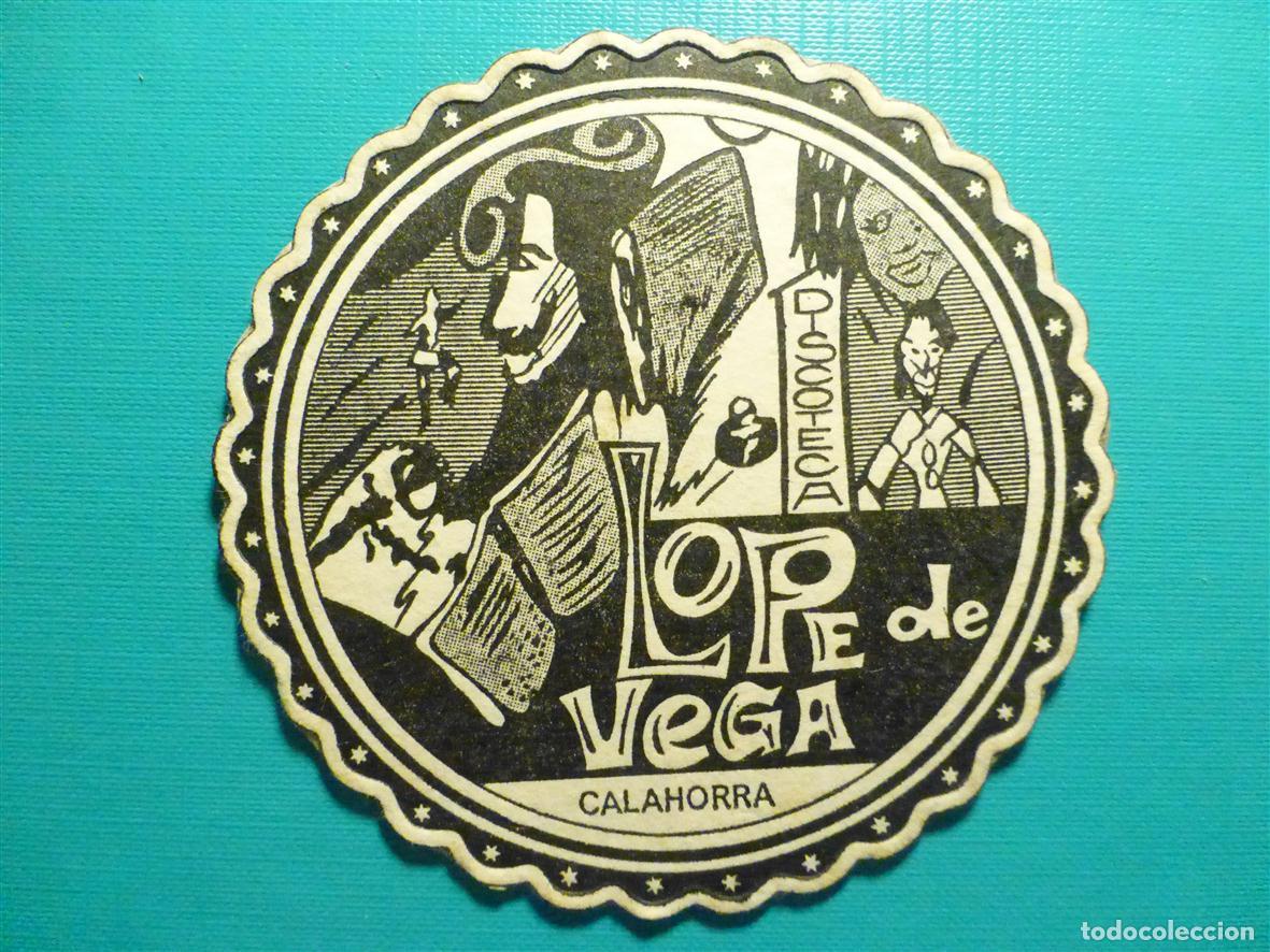 Otros Art&iacute;culos de Coleccionismo en Papel: Posavasos Disco-Bar - Pub - Discoteca Lope de Vega - Calahorra - La Rioja