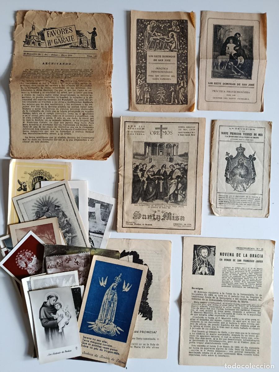 Otros Art&iacute;culos de Coleccionismo en Papel: CONJUNTO DE PUBLICACIONES RELIGIOSAS Y ESTAMPAS