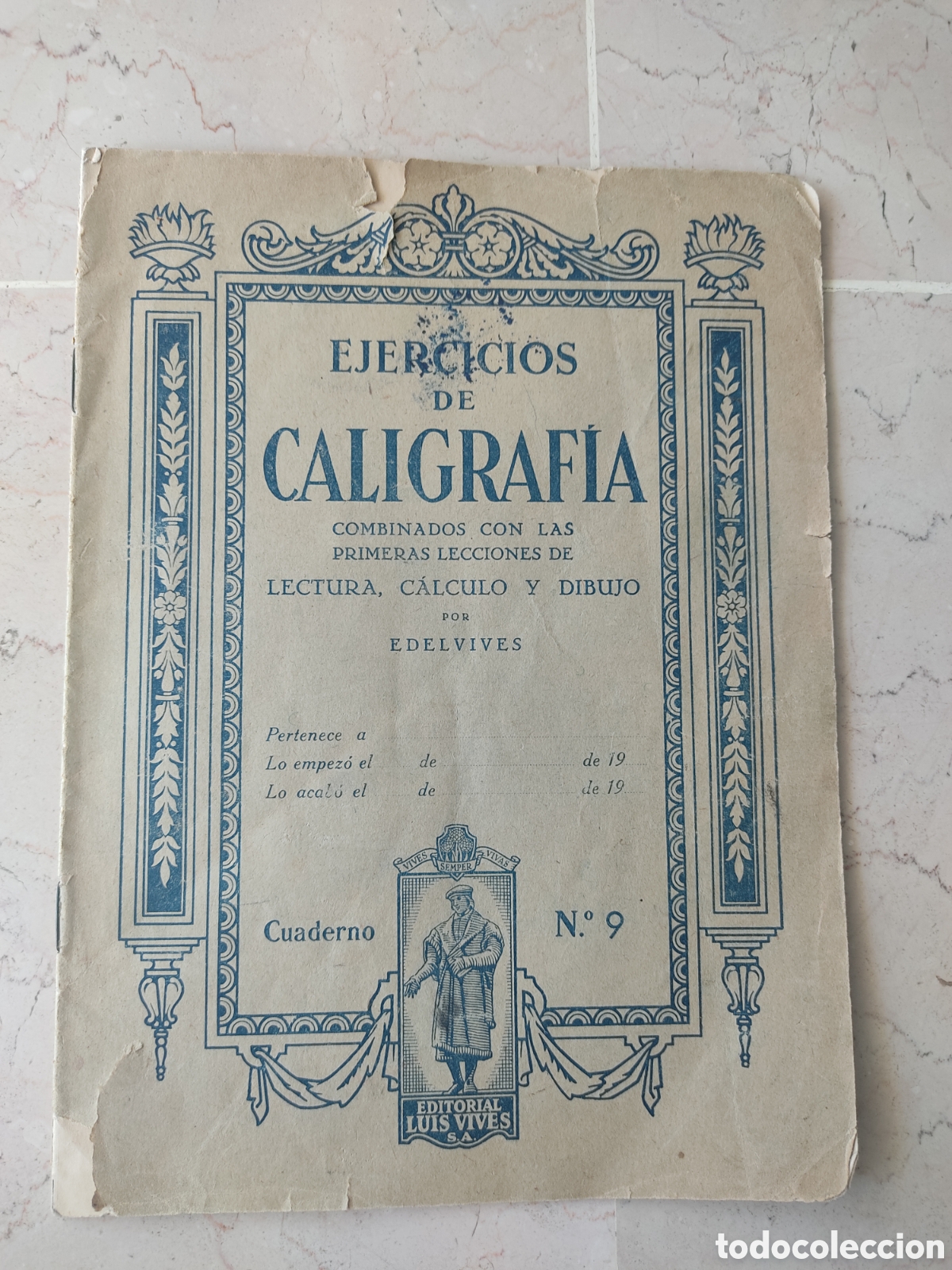 Outros artigos de papel: EJERCICIOS DE CALIGRAFIA EDELVIVES N&deg; 9