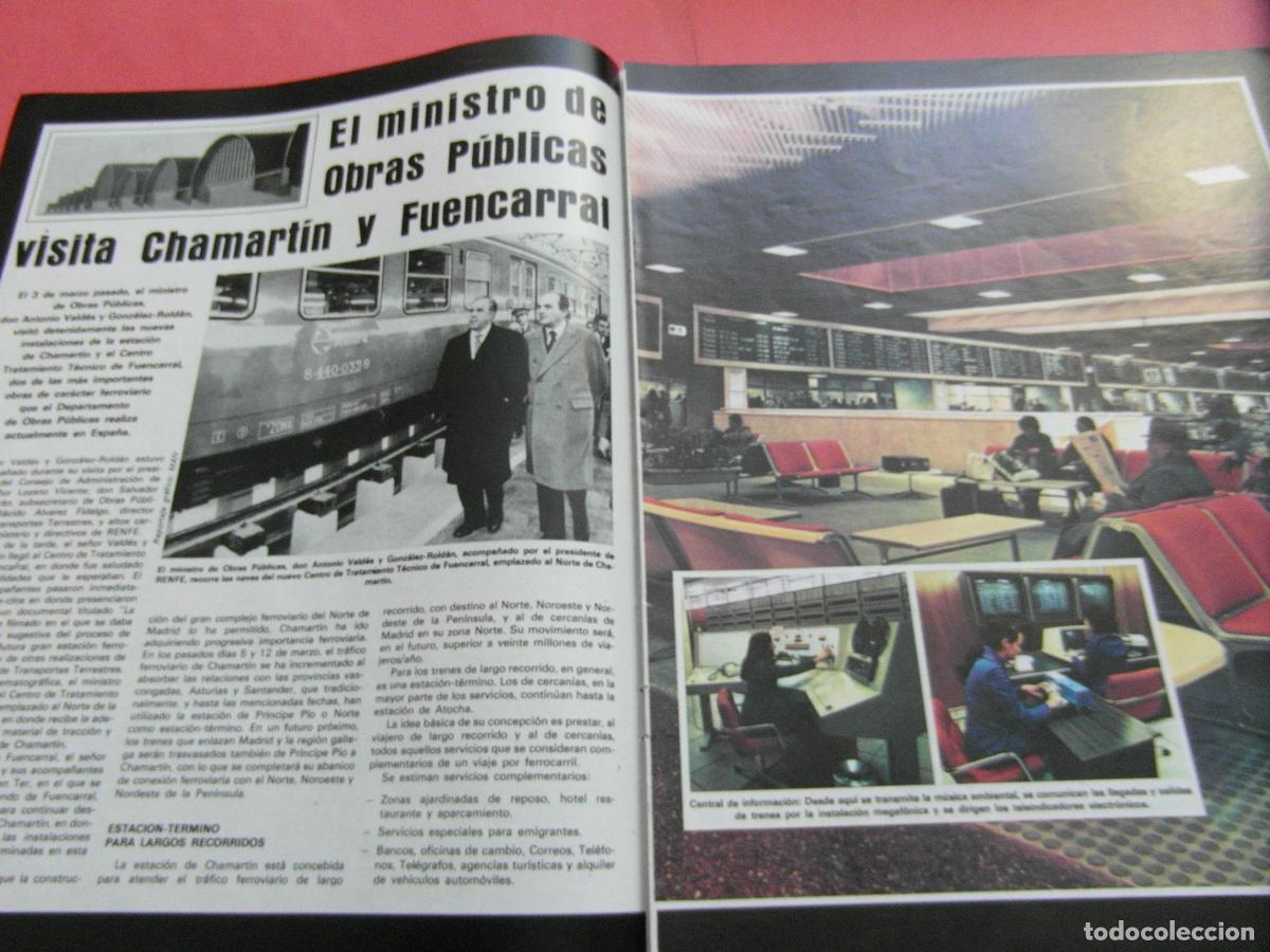 Sammelleidenschaft Andere Papierartikel: ARTICULO 1975 - REF: ARTTREN02 - CHAMARTIN Y FUENCARRAL - RENFE FERROCARRIL
