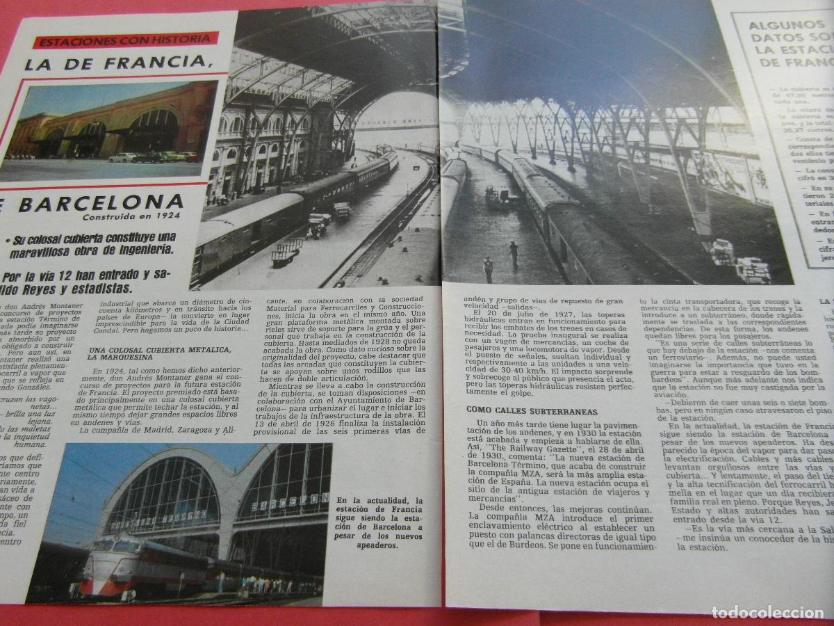 Otros art&iacute;culos de coleccionismo en papel: ARTICULO 1975 - REF: ARTTREN02 - ESTACION DE FRANCIA BARCELONA - RENFE FERROCARRIL
