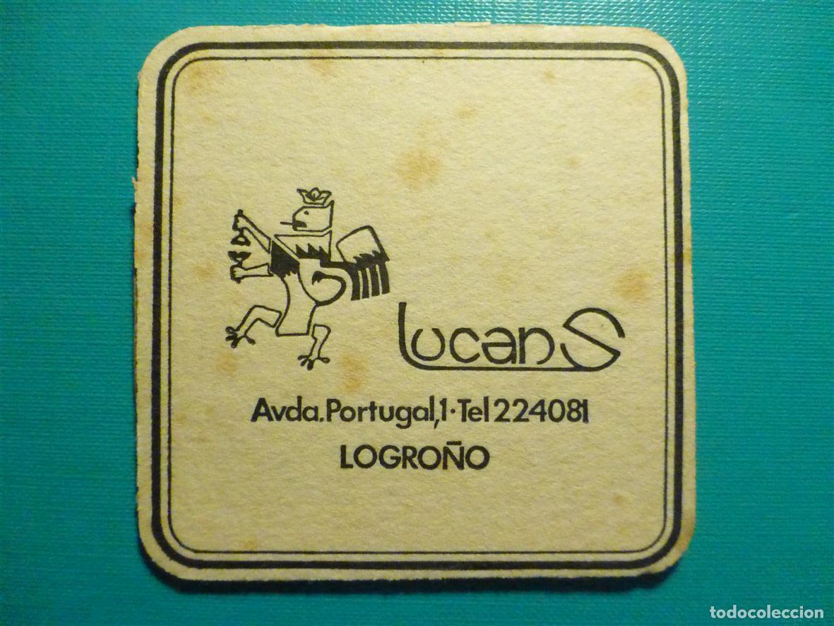 Otros Art&iacute;culos de Coleccionismo en Papel: Posavasos Disco-Bar - Pub - Discoteca - Lucans - Avd. Portugal, 4 - Logro&ntilde;o - La Rioja