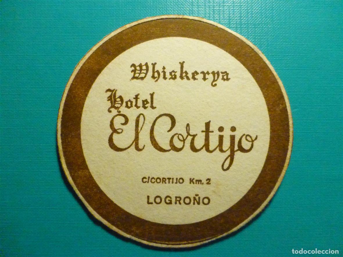 Otros Art&iacute;culos de Coleccionismo en Papel: Posavasos Hotel El Cortijo - C/ Cortijo Km. 2 - Logro&ntilde;o - La Rioja