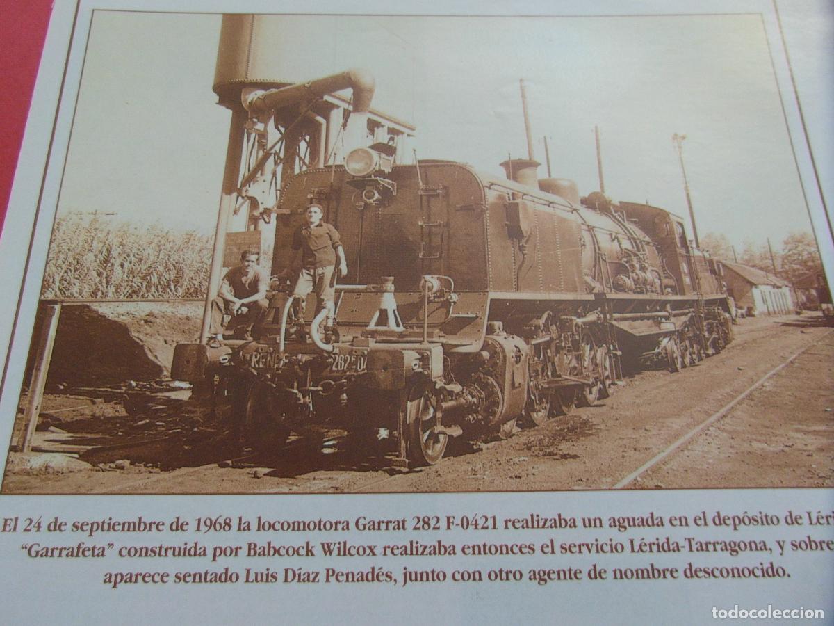 Otros Art&iacute;culos de Coleccionismo en Papel: RECORTE 1995 - REF: ARTTREN02 - LOCOMOTORA GARRAT 282 EN 1968 LERIDA - RENFE FERROCARRIL