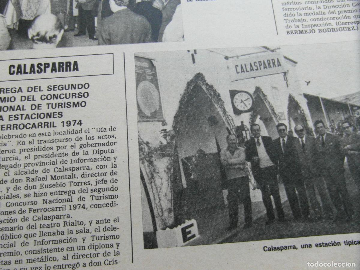 Outros artigos de papel: RECORTE 1979 - REF: ARTTREN02 - ESTACION CALASPARRA - RENFE FERROCARRIL