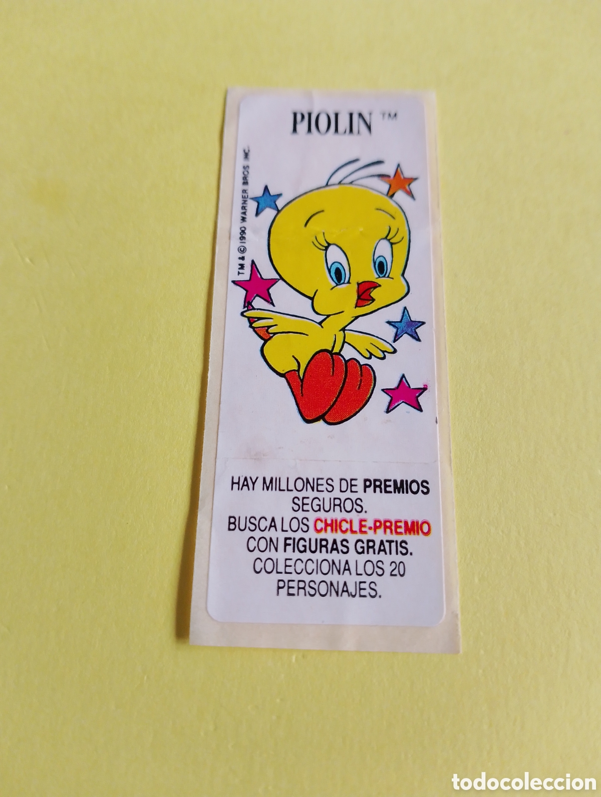 Otros Art&iacute;culos de Coleccionismo en Papel: Chicles Piol&iacute;n chicles
