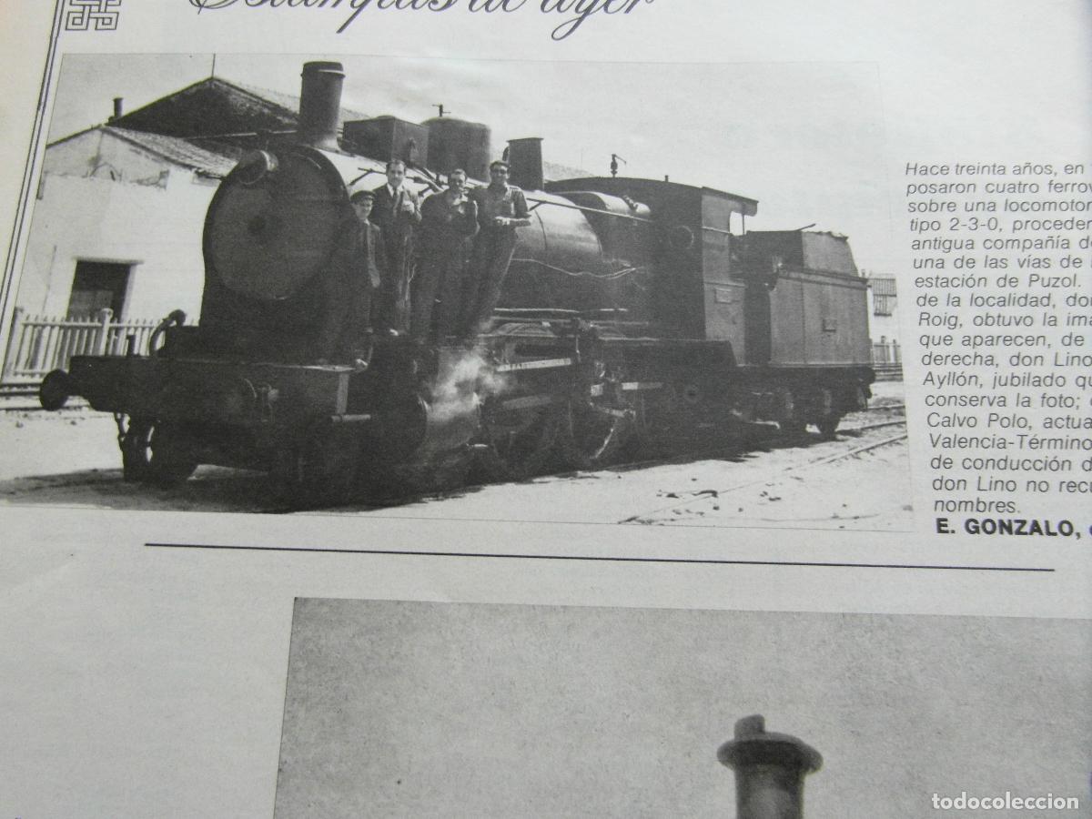 Outros artigos de papel: RECORTE 1984 - REF: ARTTREN02 - ESTACION PUZOL 1954 - RENFE FERROCARRIL