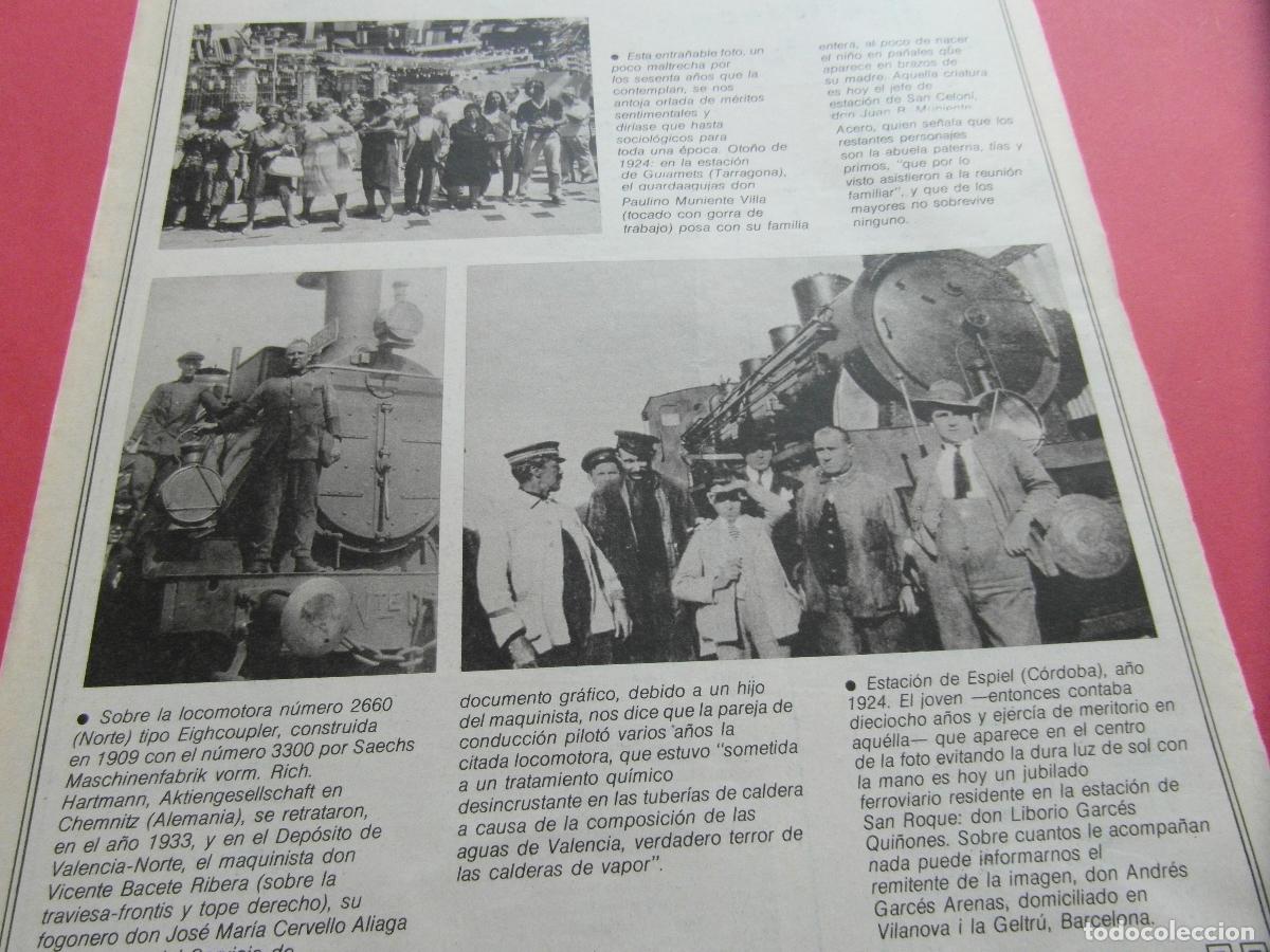 Outros artigos de papel: RECORTE 1984 - REF: ARTTREN02 - GUIAMETS TARRAGONA ESPIEL CORDOBA 1924 - RENFE FERROCARRIL