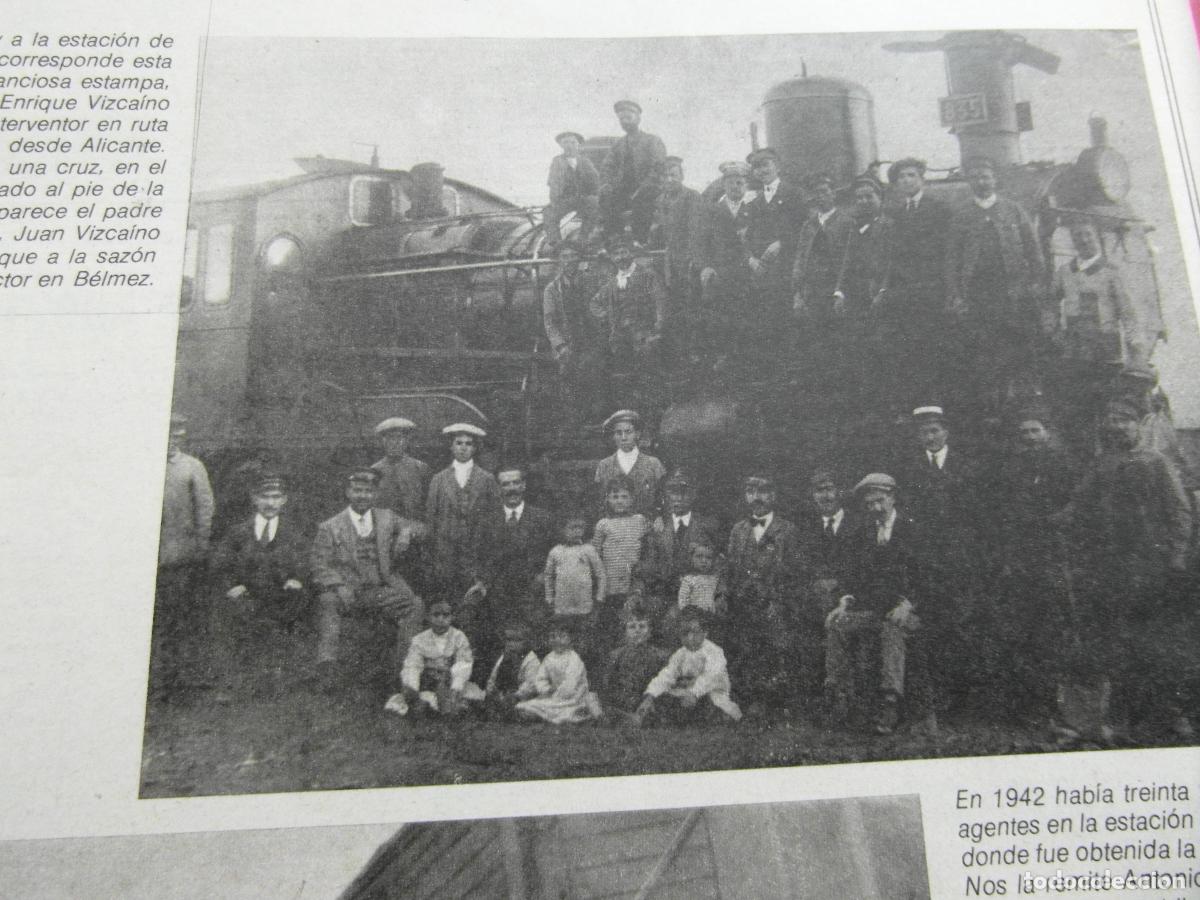 Collectionnisme Papier divers: RECORTE 1984 - REF: ARTTREN02 - ESTACION BELMEZ 1916 - RENFE FERROCARRIL