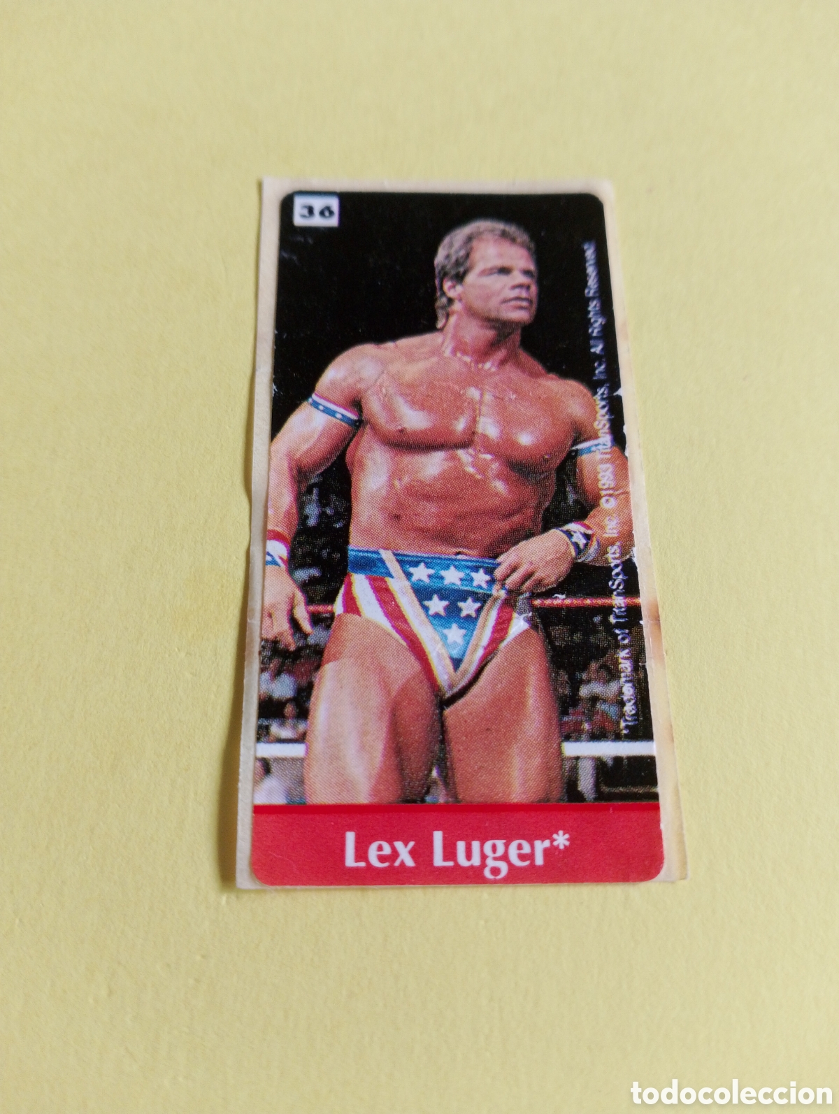 Otros Art&iacute;culos de Coleccionismo en Papel: Chicles lex luger 36