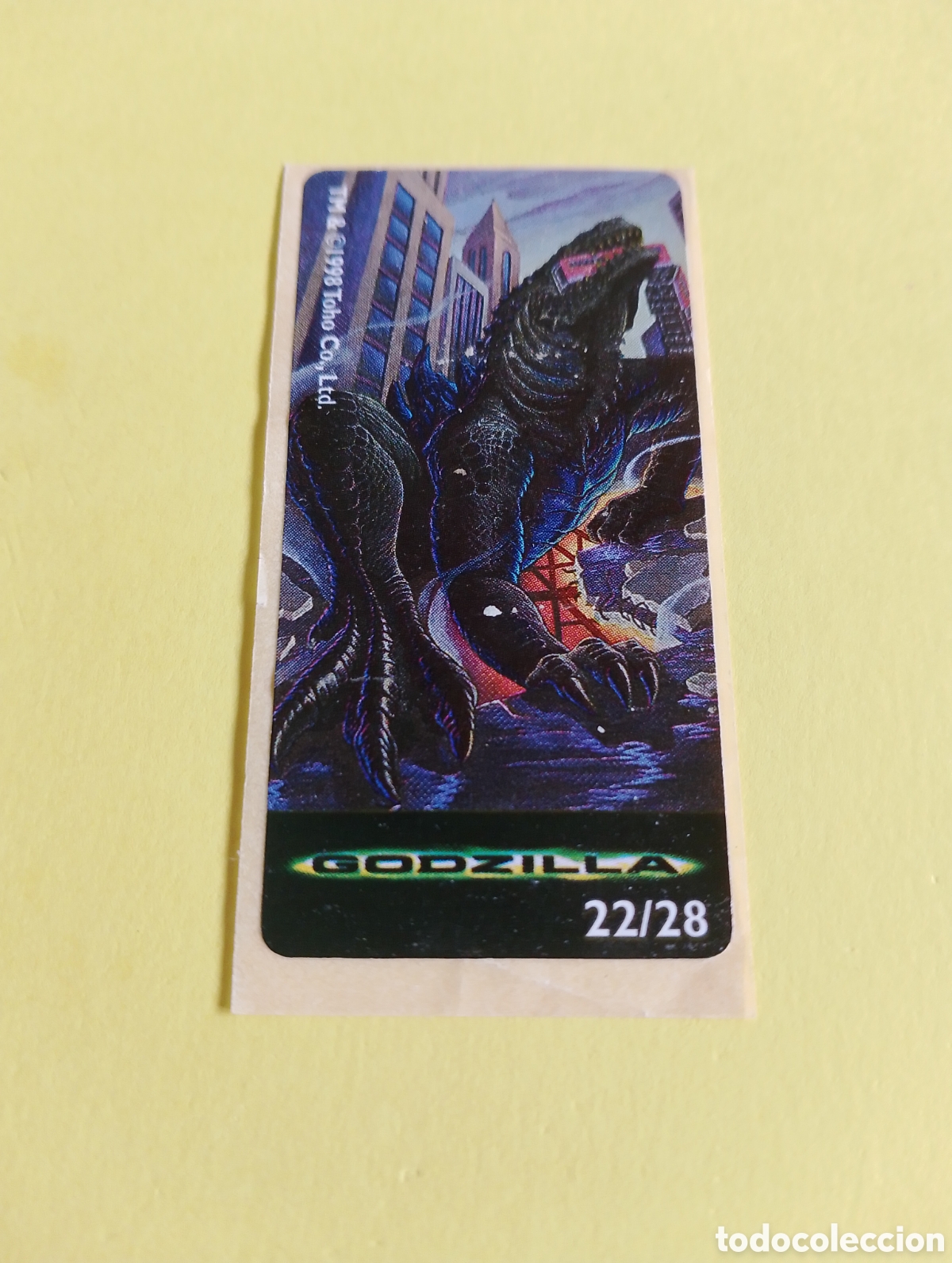 Otros Art&iacute;culos de Coleccionismo en Papel: Chicles Godzilla 22/28 chicles