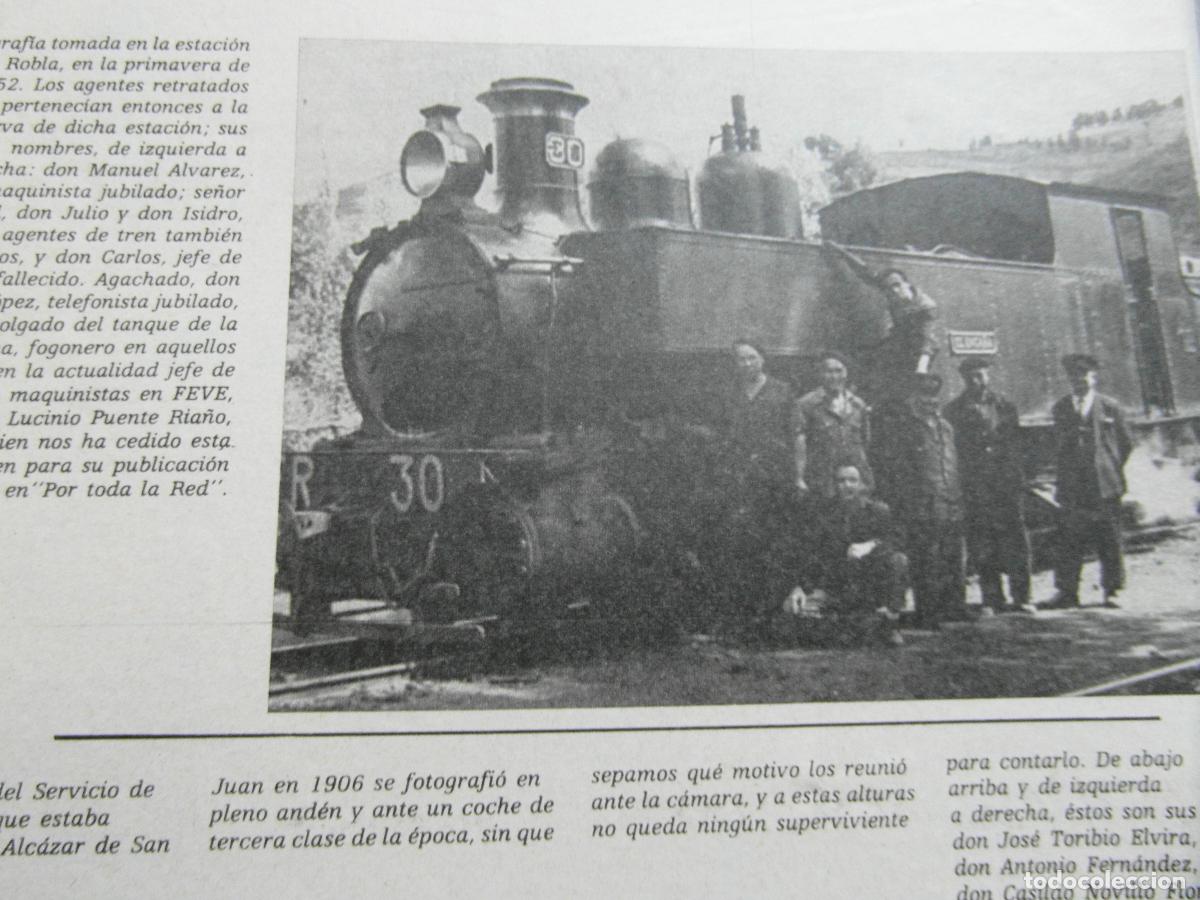 Otros Art&iacute;culos de Coleccionismo en Papel: RECORTE 1983 - REF: ARTTREN02 - ESTACION DE LA ROBLA 1952 - RENFE FERROCARRIL