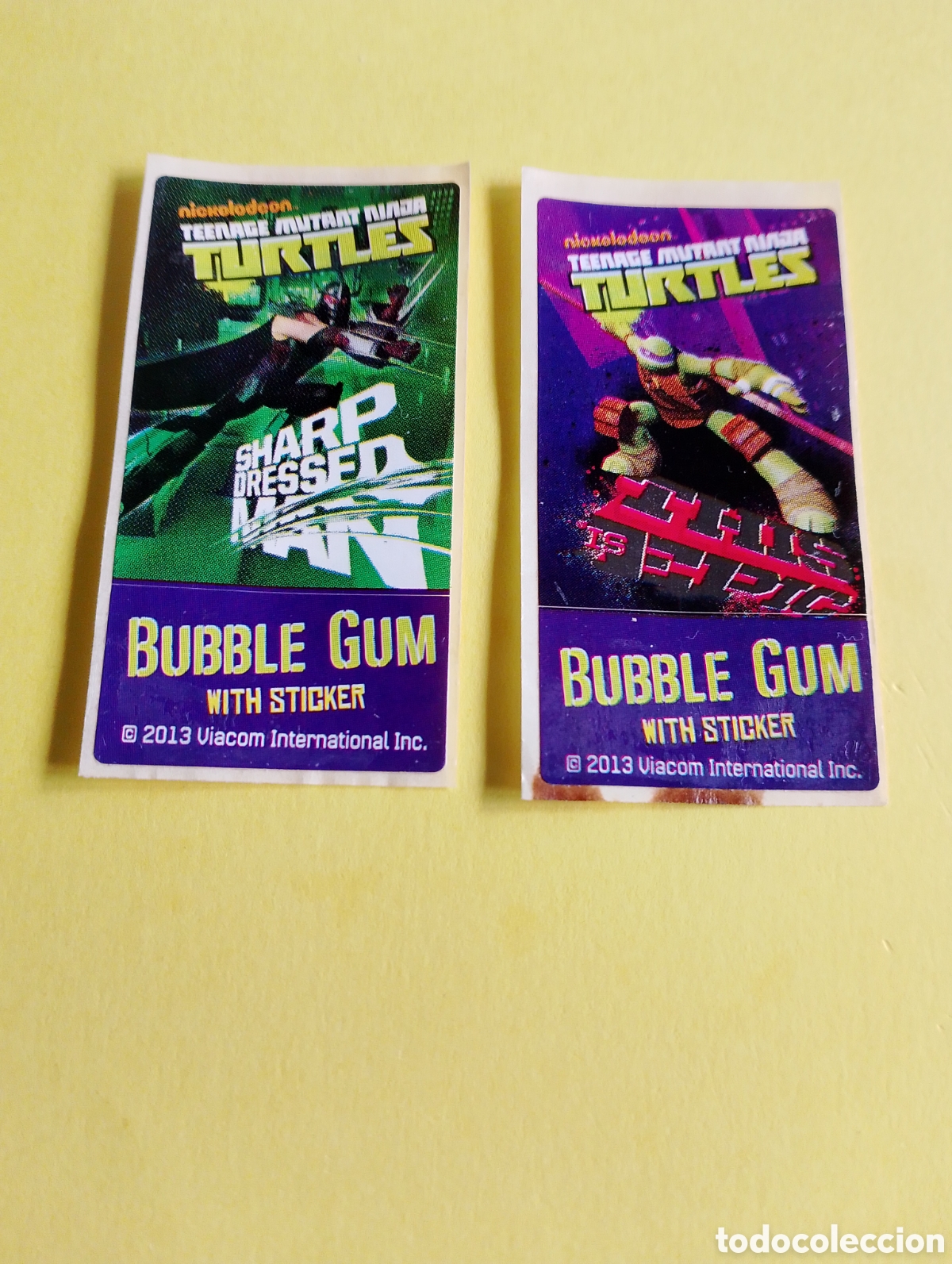 Otros Art&iacute;culos de Coleccionismo en Papel: Chicles 2013 tortugas