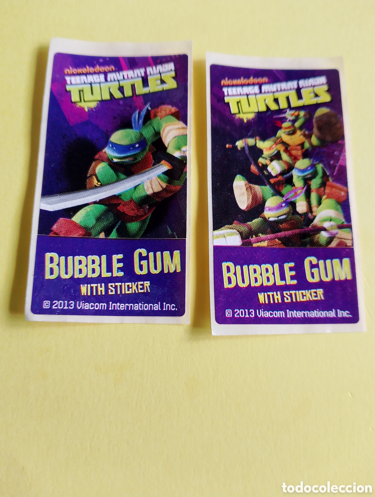 Otros Art&iacute;culos de Coleccionismo en Papel: Chicles 2013 tortugas