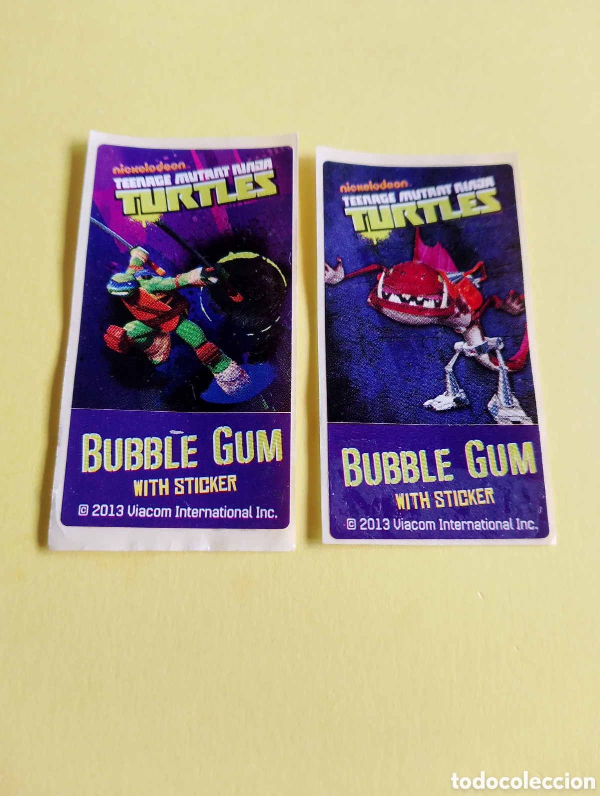 Otros Art&iacute;culos de Coleccionismo en Papel: Chicles 2013 tortugas