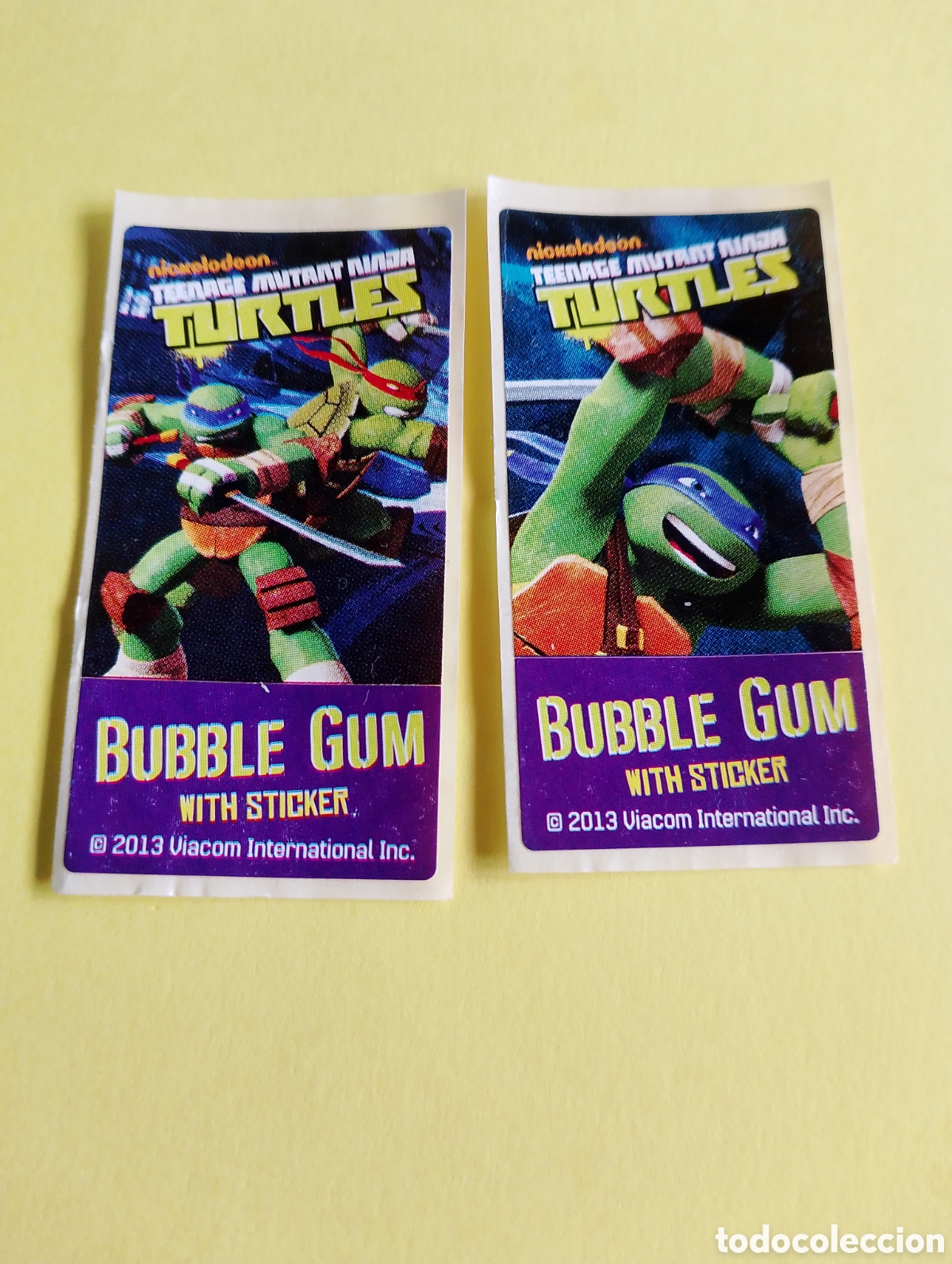 Otros Art&iacute;culos de Coleccionismo en Papel: Chicles 2013 tortugas