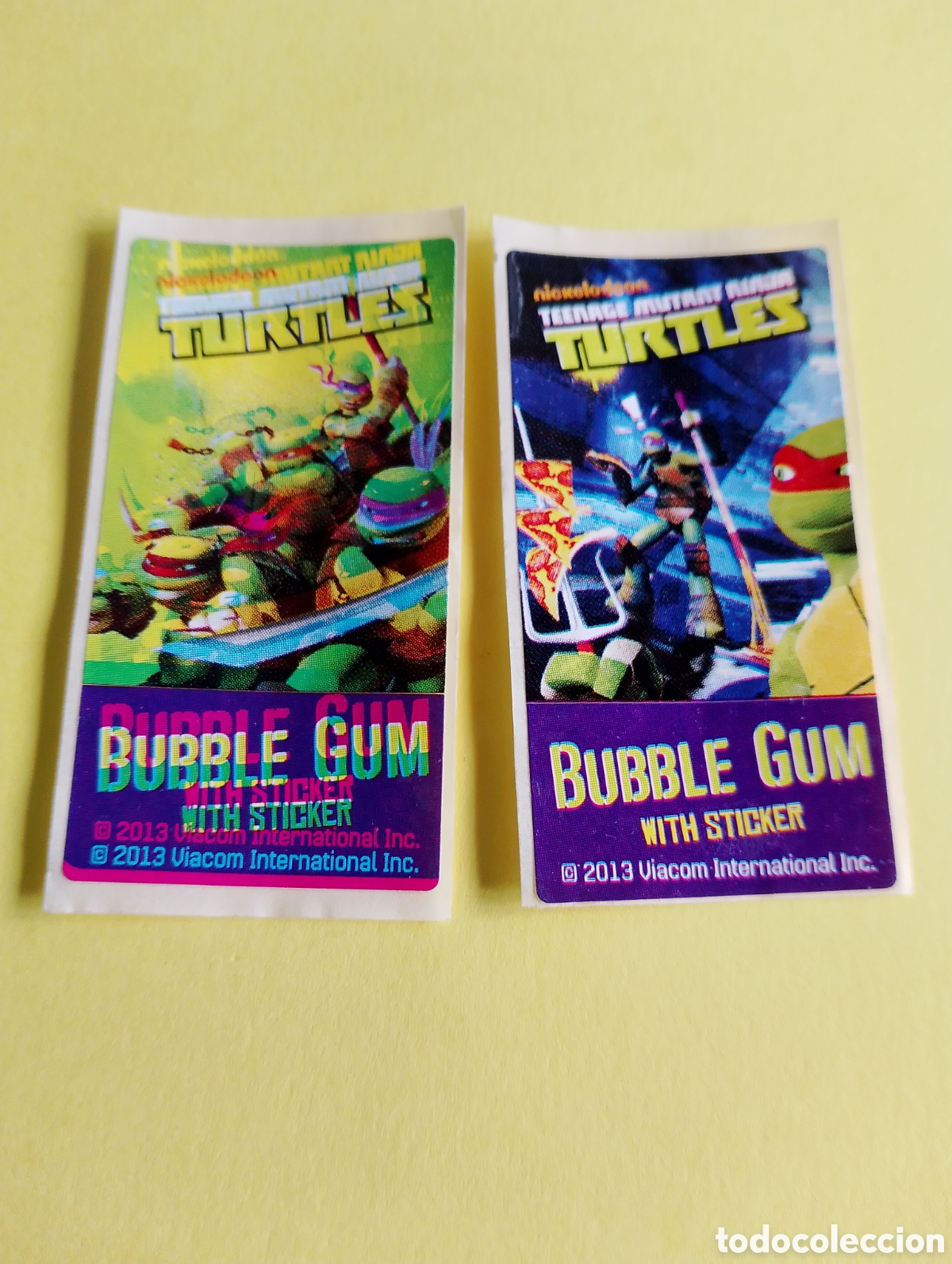 Otros Art&iacute;culos de Coleccionismo en Papel: Chicles 2013 tortugas