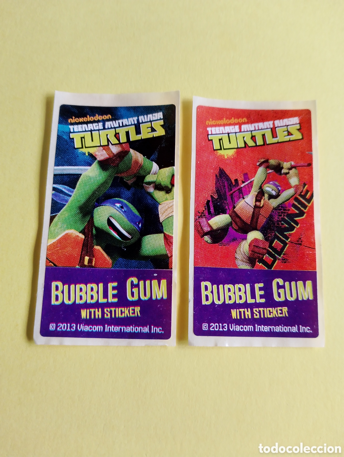 Otros Art&iacute;culos de Coleccionismo en Papel: Chicles 2013 tortugas