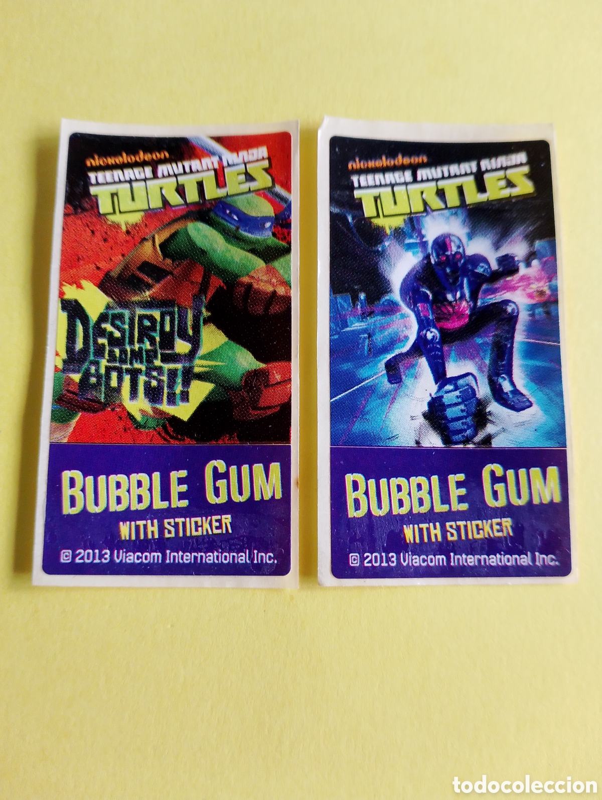 Otros Art&iacute;culos de Coleccionismo en Papel: Chicles 2013 tortugas